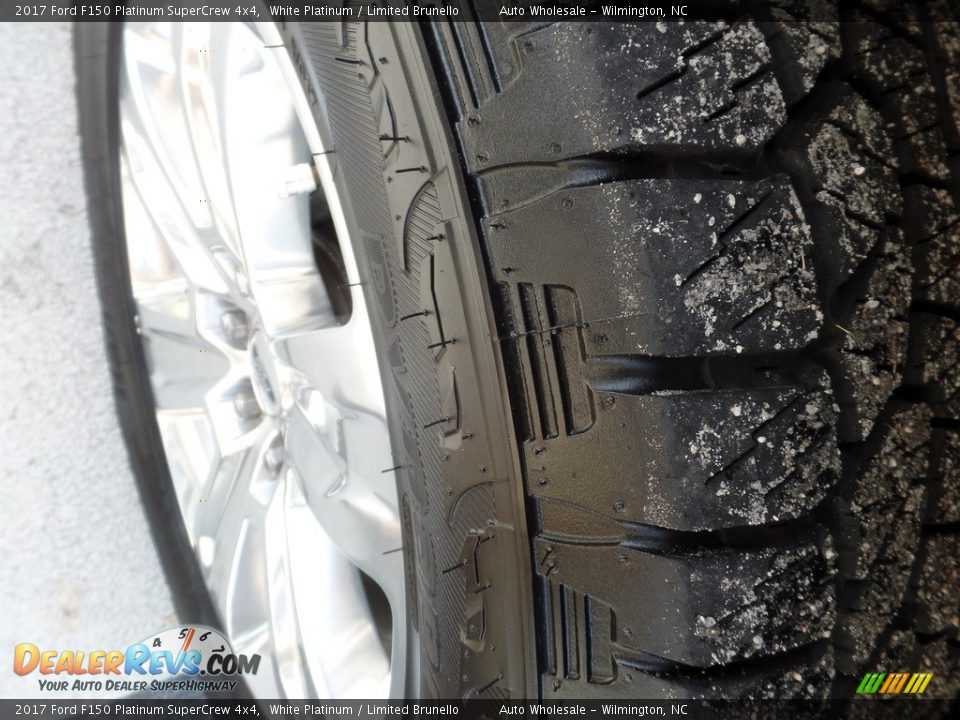 2017 Ford F150 Platinum SuperCrew 4x4 White Platinum / Limited Brunello Photo #8