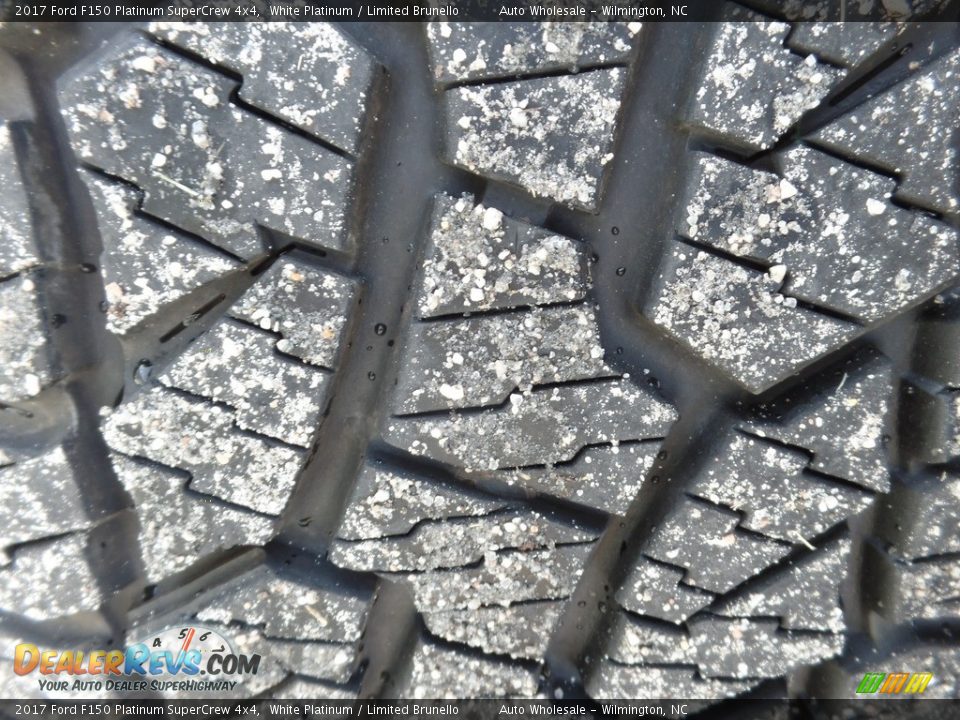 2017 Ford F150 Platinum SuperCrew 4x4 White Platinum / Limited Brunello Photo #9