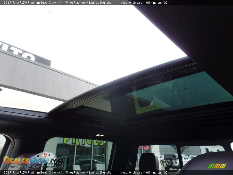 2017 Ford F150 Platinum SuperCrew 4x4 White Platinum / Limited Brunello Photo #10