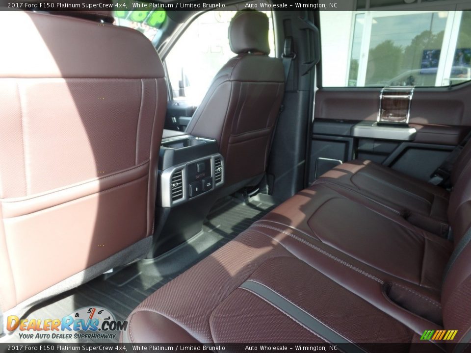 2017 Ford F150 Platinum SuperCrew 4x4 White Platinum / Limited Brunello Photo #12