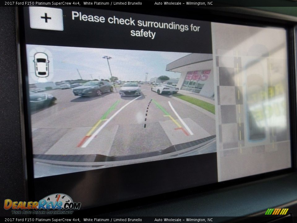 2017 Ford F150 Platinum SuperCrew 4x4 White Platinum / Limited Brunello Photo #18