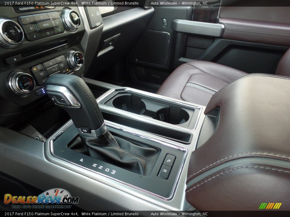 2017 Ford F150 Platinum SuperCrew 4x4 White Platinum / Limited Brunello Photo #19
