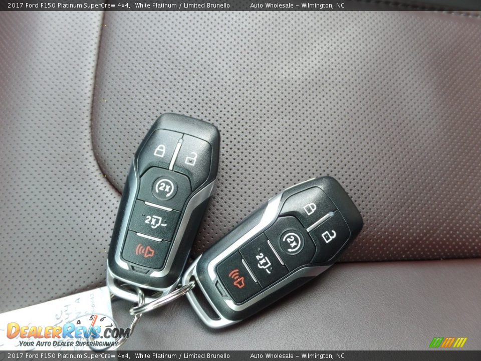 2017 Ford F150 Platinum SuperCrew 4x4 White Platinum / Limited Brunello Photo #20