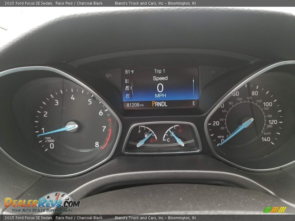 2015 Ford Focus SE Sedan Race Red / Charcoal Black Photo #23