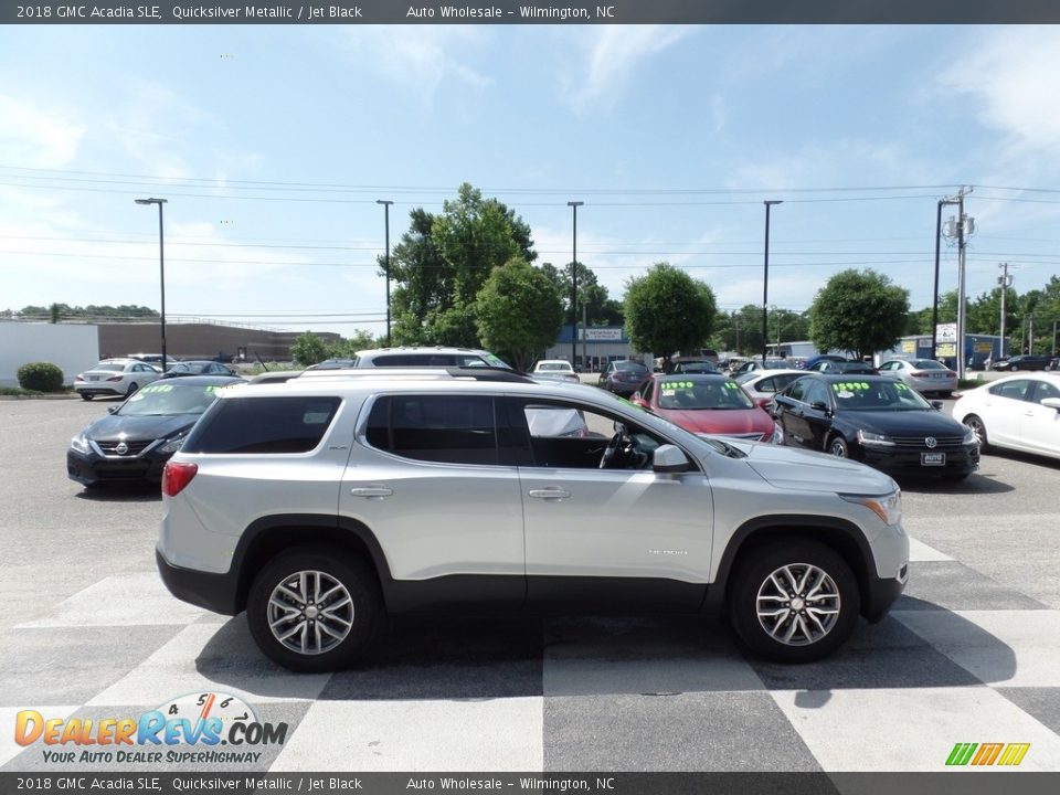2018 GMC Acadia SLE Quicksilver Metallic / Jet Black Photo #3