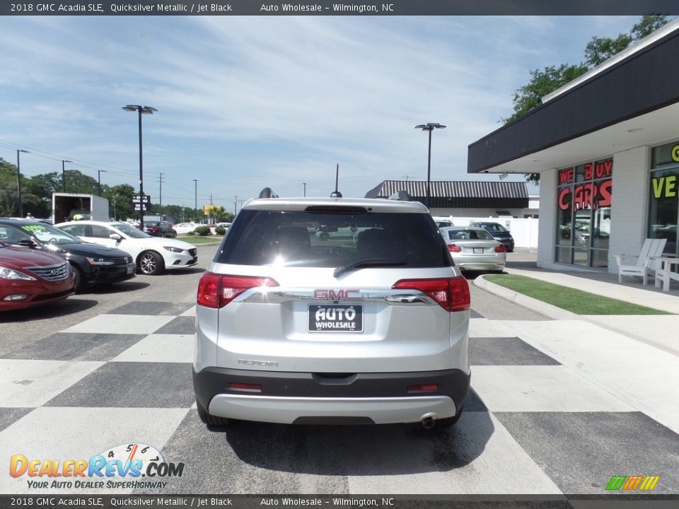 2018 GMC Acadia SLE Quicksilver Metallic / Jet Black Photo #4