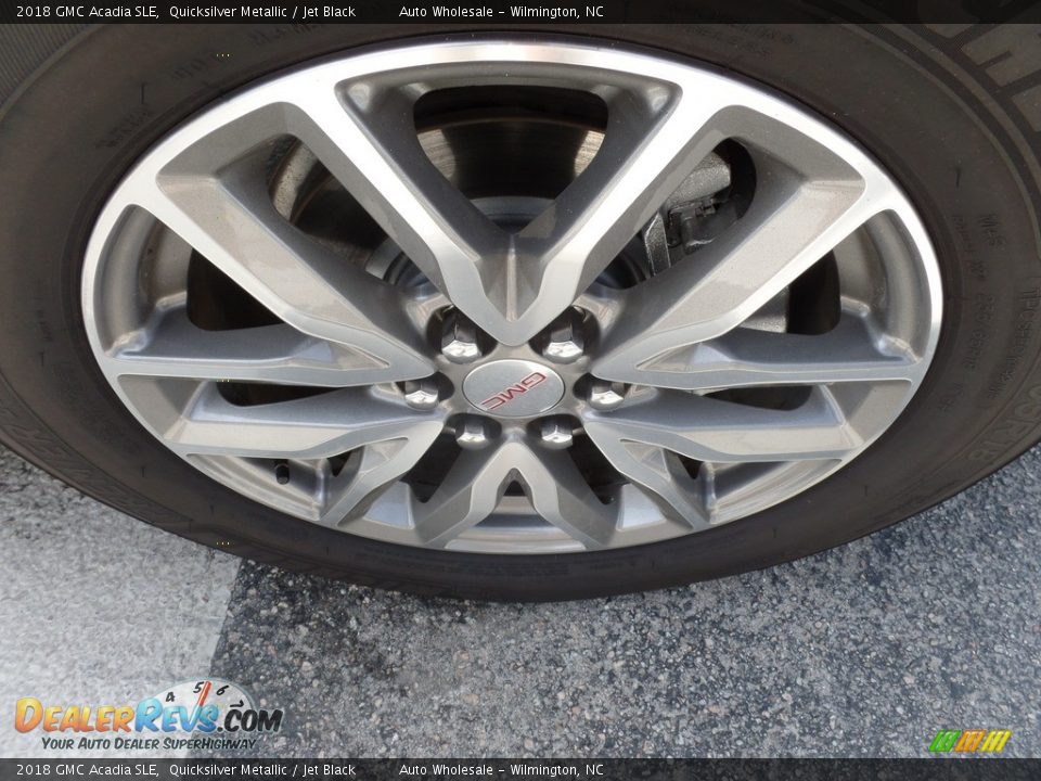 2018 GMC Acadia SLE Quicksilver Metallic / Jet Black Photo #7