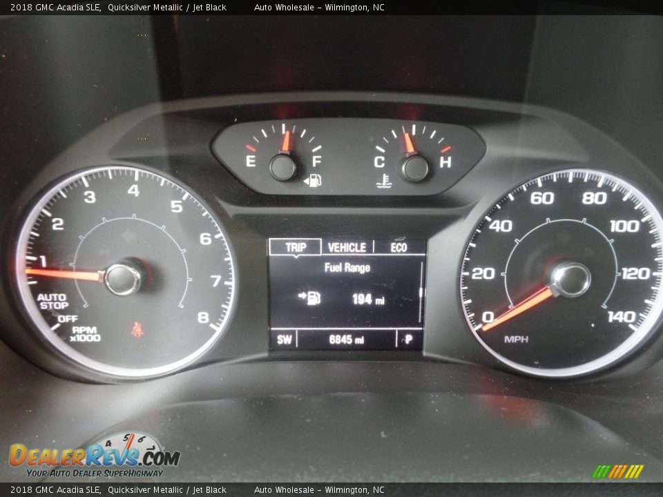 2018 GMC Acadia SLE Quicksilver Metallic / Jet Black Photo #16