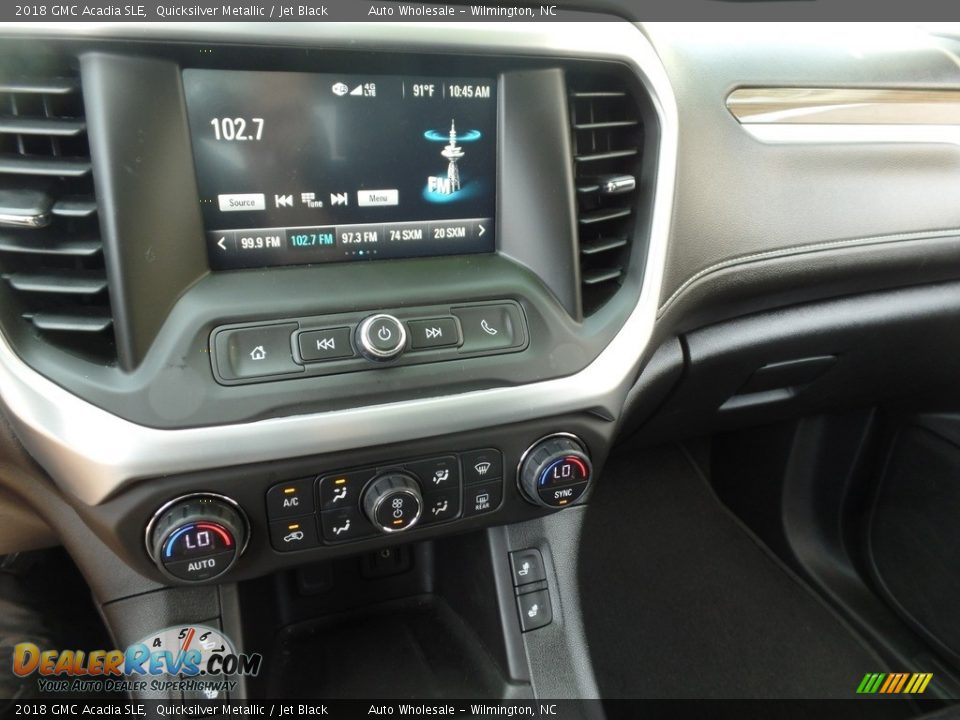 2018 GMC Acadia SLE Quicksilver Metallic / Jet Black Photo #17