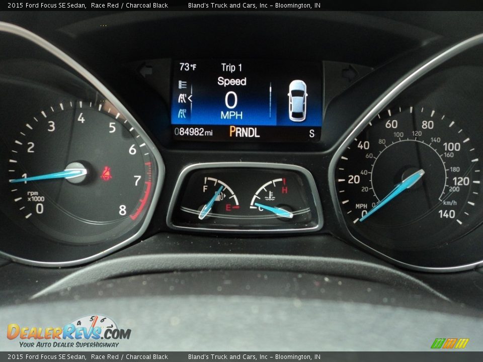 2015 Ford Focus SE Sedan Race Red / Charcoal Black Photo #12