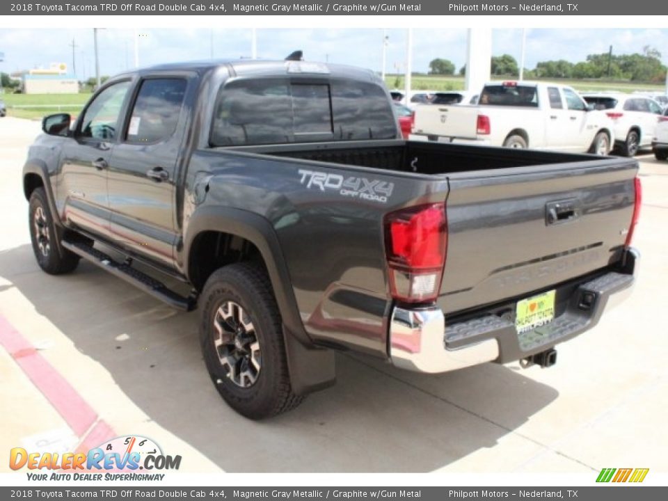 2018 Toyota Tacoma TRD Off Road Double Cab 4x4 Magnetic Gray Metallic / Graphite w/Gun Metal Photo #6