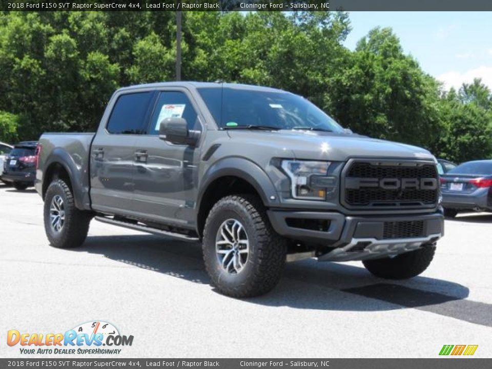 2018 Ford F150 SVT Raptor SuperCrew 4x4 Lead Foot / Raptor Black Photo #1