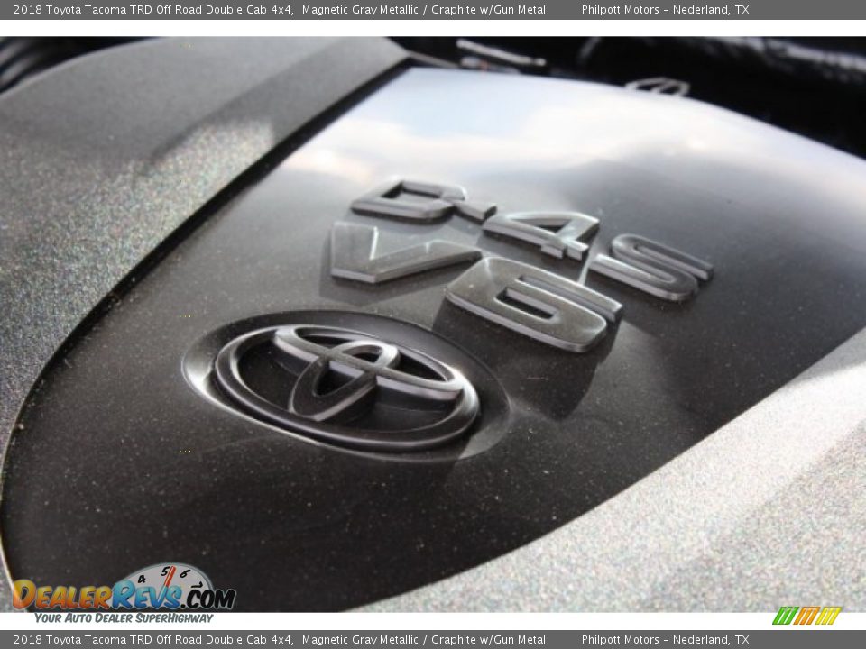 2018 Toyota Tacoma TRD Off Road Double Cab 4x4 Magnetic Gray Metallic / Graphite w/Gun Metal Photo #34