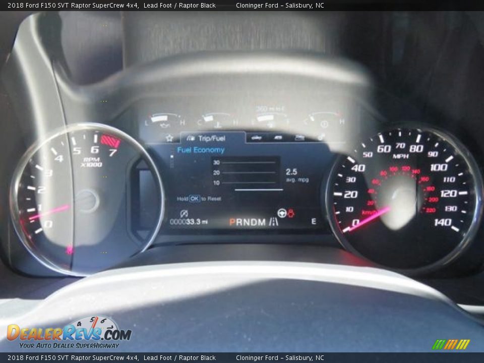 2018 Ford F150 SVT Raptor SuperCrew 4x4 Lead Foot / Raptor Black Photo #11