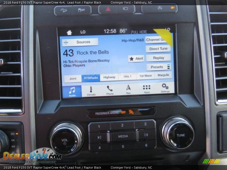 2018 Ford F150 SVT Raptor SuperCrew 4x4 Lead Foot / Raptor Black Photo #12