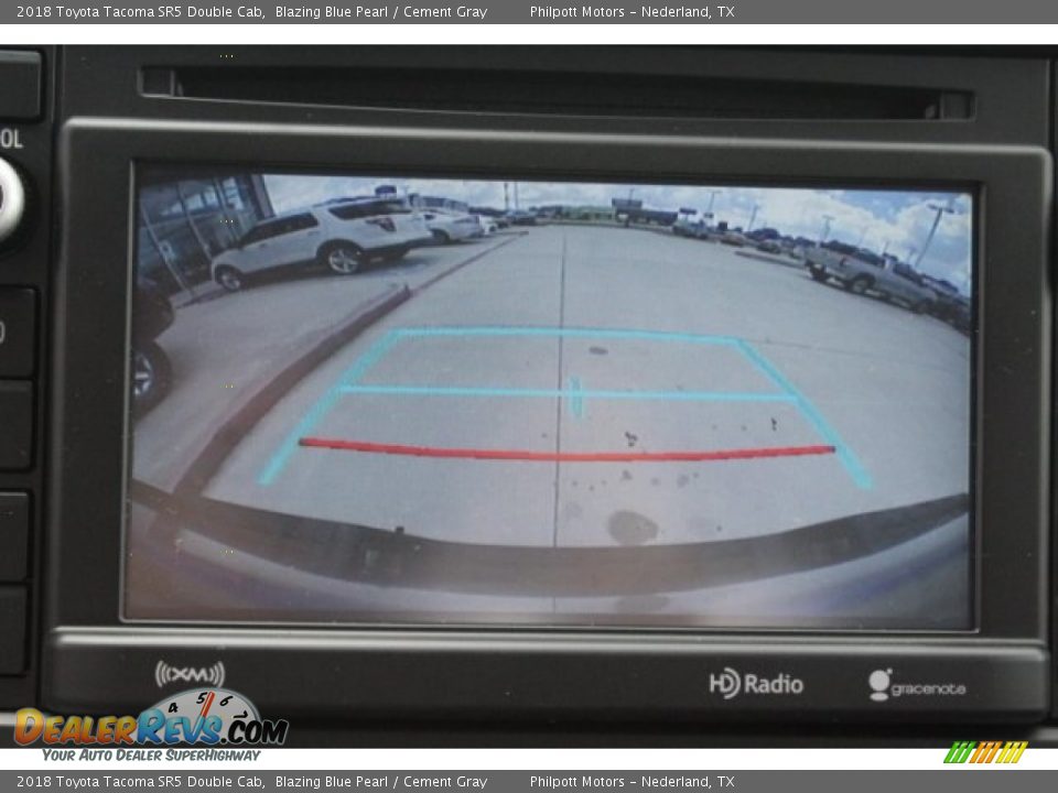 2018 Toyota Tacoma SR5 Double Cab Blazing Blue Pearl / Cement Gray Photo #15