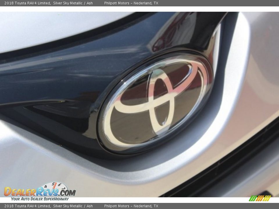 2018 Toyota RAV4 Limited Silver Sky Metallic / Ash Photo #11