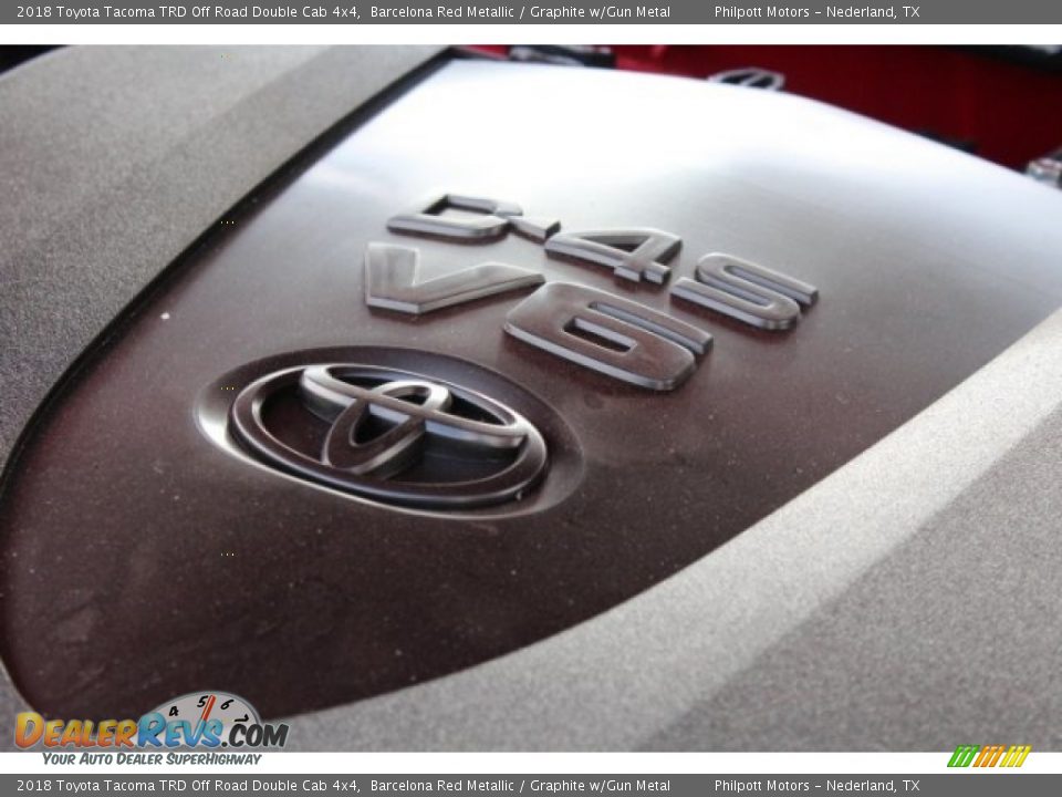 2018 Toyota Tacoma TRD Off Road Double Cab 4x4 Barcelona Red Metallic / Graphite w/Gun Metal Photo #35