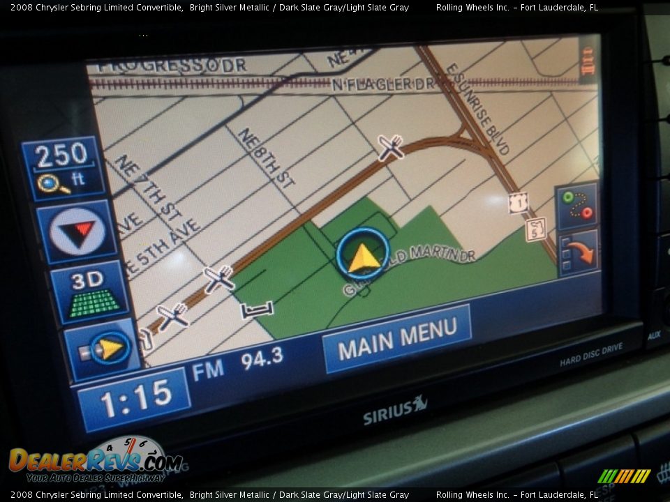 2008 Chrysler Sebring Limited Convertible Bright Silver Metallic / Dark Slate Gray/Light Slate Gray Photo #2