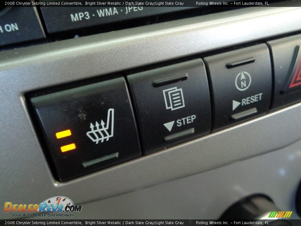 2008 Chrysler Sebring Limited Convertible Bright Silver Metallic / Dark Slate Gray/Light Slate Gray Photo #4