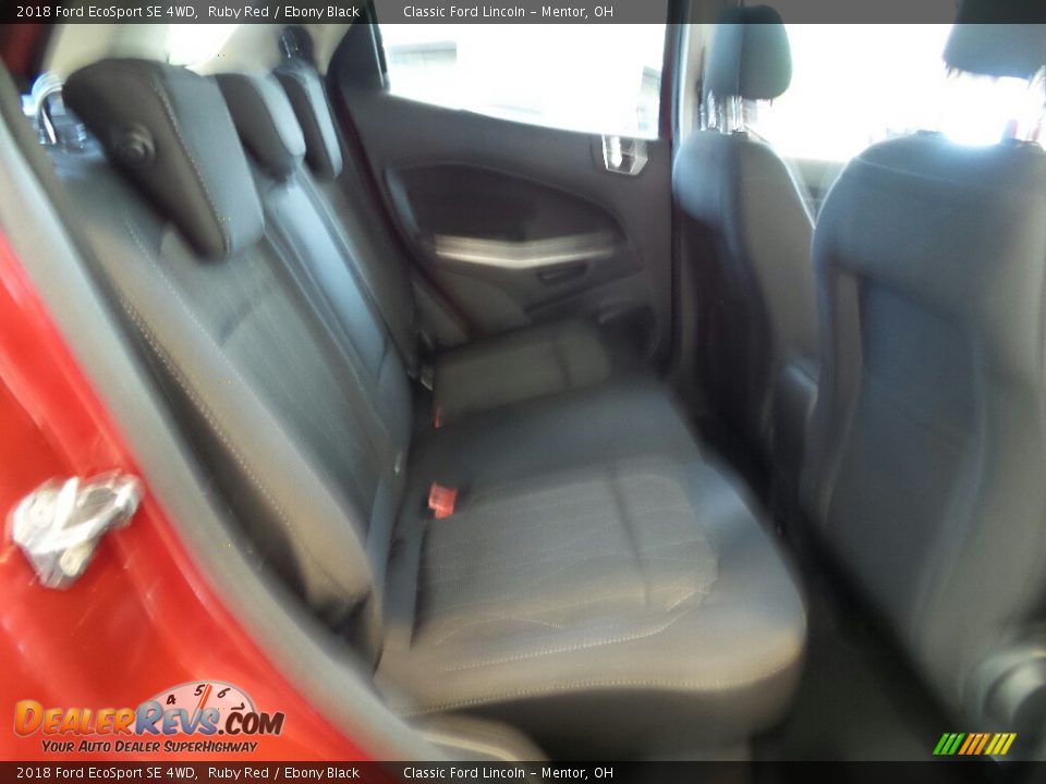 2018 Ford EcoSport SE 4WD Ruby Red / Ebony Black Photo #7