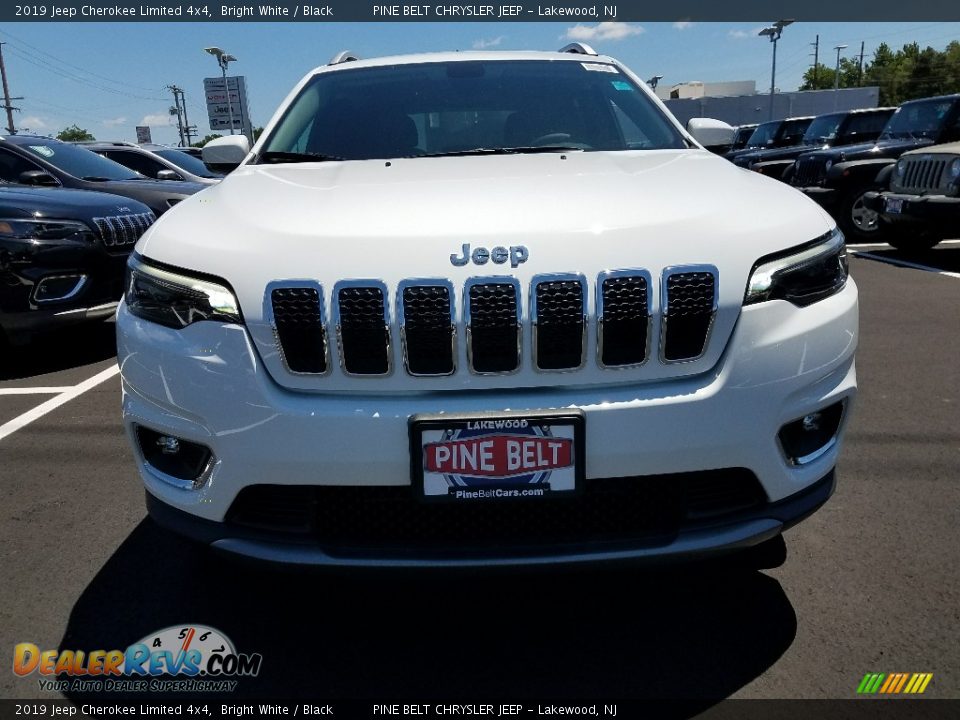 2019 Jeep Cherokee Limited 4x4 Bright White / Black Photo #2