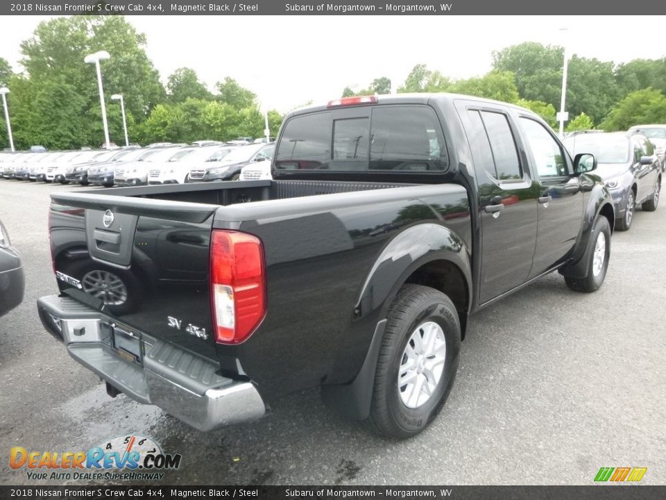 2018 Nissan Frontier S Crew Cab 4x4 Magnetic Black / Steel Photo #4