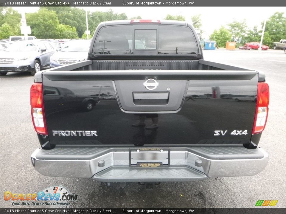 2018 Nissan Frontier S Crew Cab 4x4 Magnetic Black / Steel Photo #5