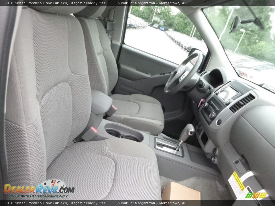 2018 Nissan Frontier S Crew Cab 4x4 Magnetic Black / Steel Photo #10