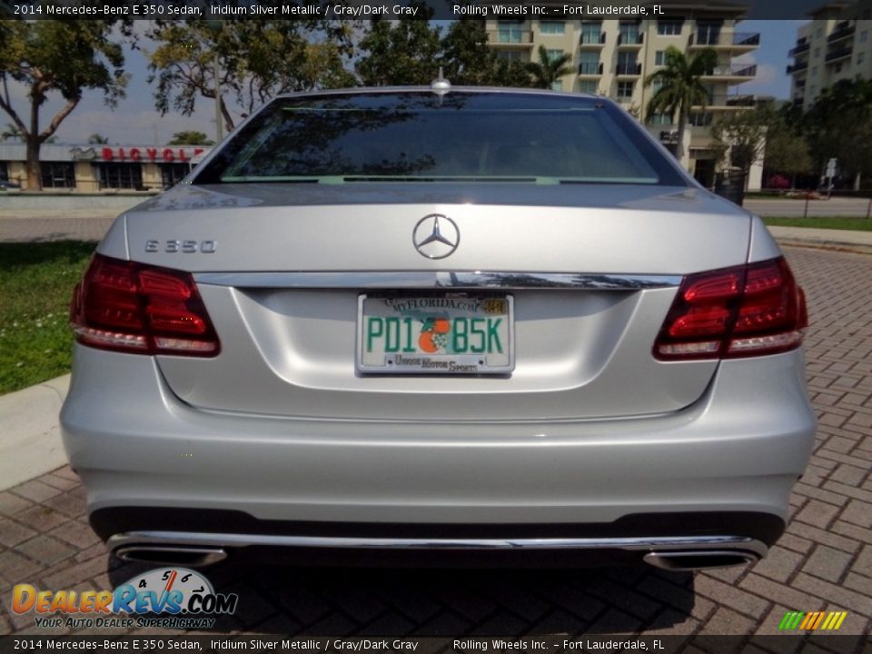 2014 Mercedes-Benz E 350 Sedan Iridium Silver Metallic / Gray/Dark Gray Photo #7