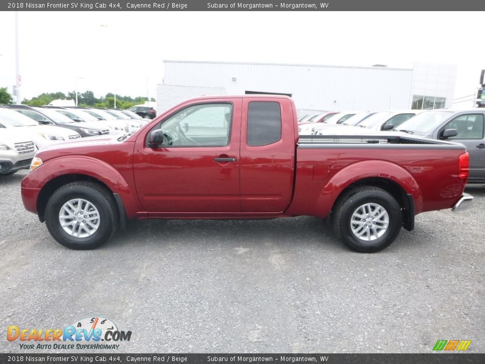 Cayenne Red 2018 Nissan Frontier SV King Cab 4x4 Photo #7