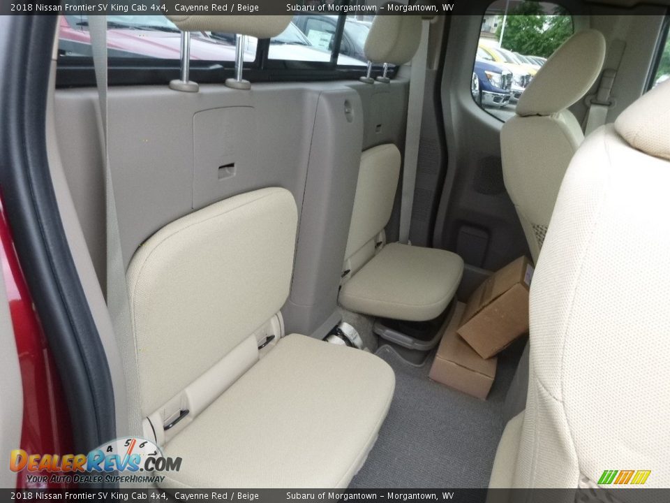 Rear Seat of 2018 Nissan Frontier SV King Cab 4x4 Photo #11