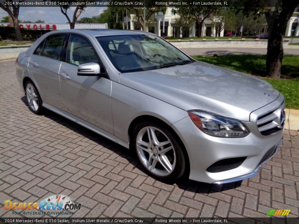 2014 Mercedes-Benz E 350 Sedan Iridium Silver Metallic / Gray/Dark Gray Photo #27