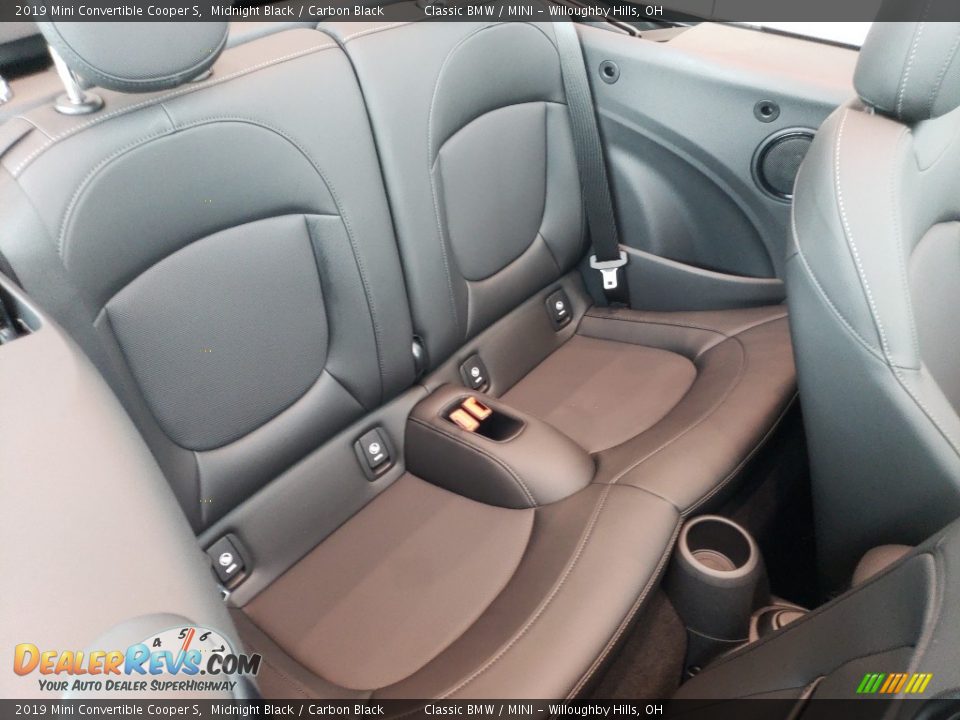 Rear Seat of 2019 Mini Convertible Cooper S Photo #7