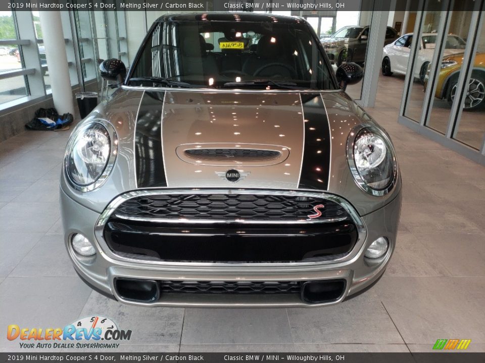 2019 Mini Hardtop Cooper S 4 Door Melting Silver / Carbon Black Photo #4