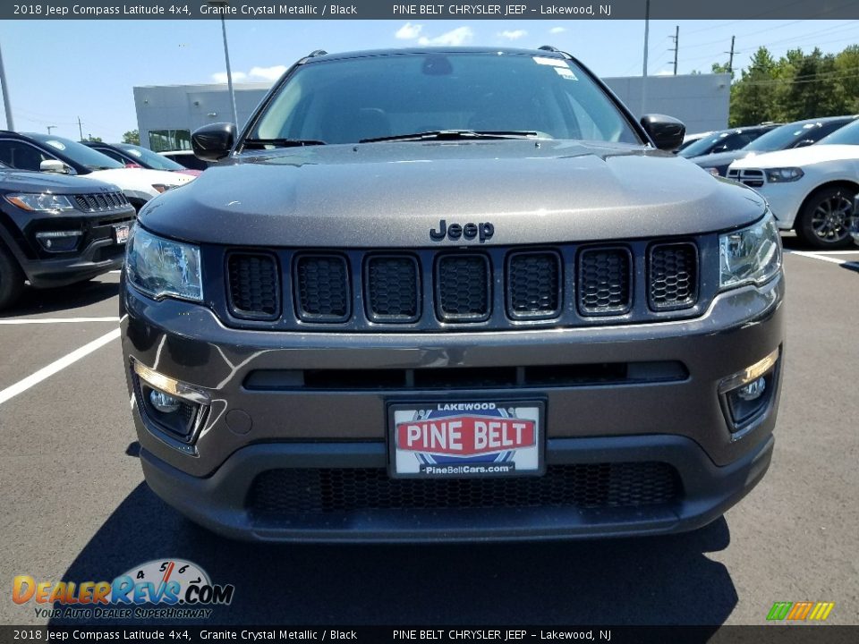 2018 Jeep Compass Latitude 4x4 Granite Crystal Metallic / Black Photo #2