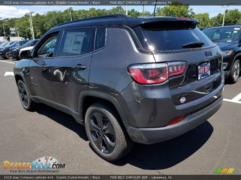 2018 Jeep Compass Latitude 4x4 Granite Crystal Metallic / Black Photo #4