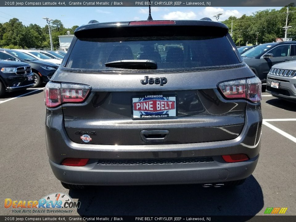 2018 Jeep Compass Latitude 4x4 Granite Crystal Metallic / Black Photo #5