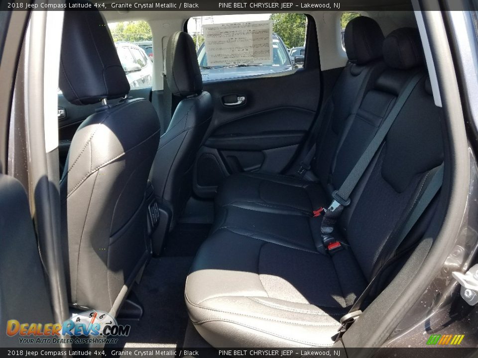 2018 Jeep Compass Latitude 4x4 Granite Crystal Metallic / Black Photo #6