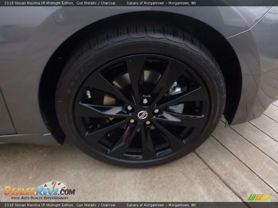 2018 Nissan Maxima SR Midnight Edition Gun Metallic / Charcoal Photo #2