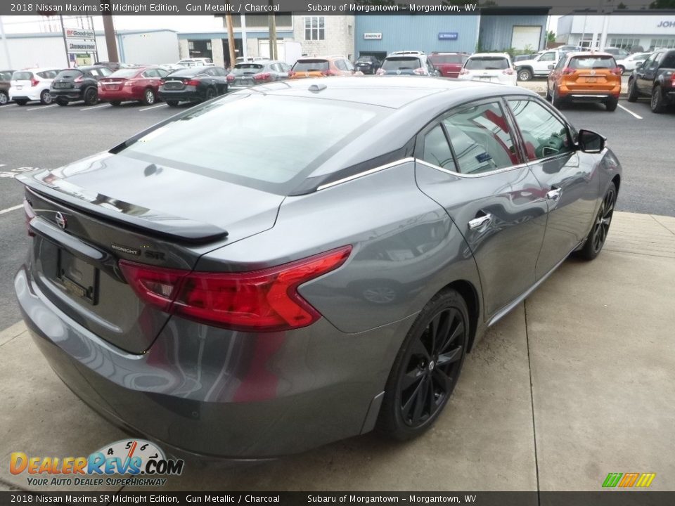 2018 Nissan Maxima SR Midnight Edition Gun Metallic / Charcoal Photo #3