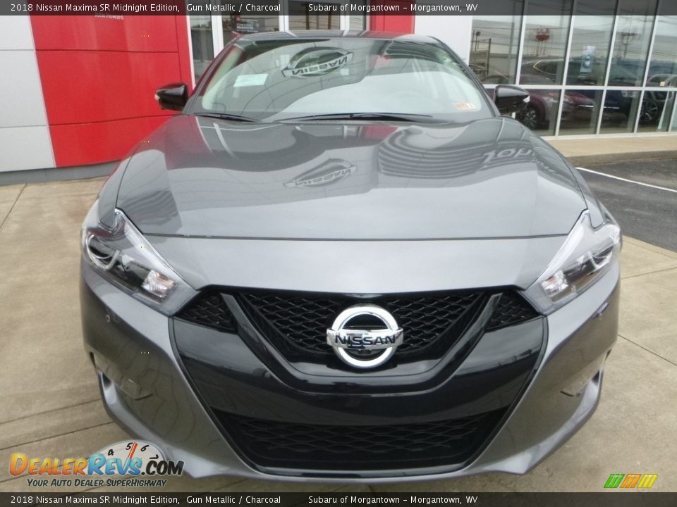 2018 Nissan Maxima SR Midnight Edition Gun Metallic / Charcoal Photo #8