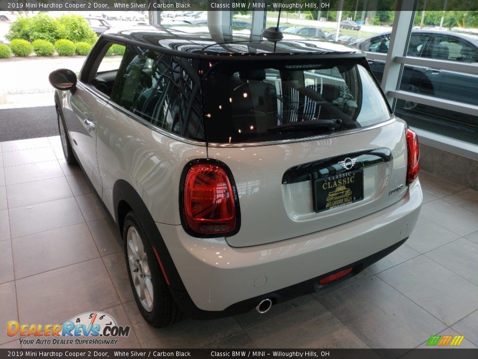 2019 Mini Hardtop Cooper 2 Door White Silver / Carbon Black Photo #2