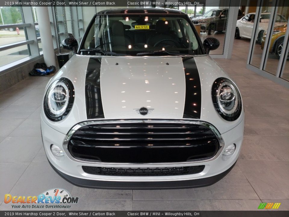 2019 Mini Hardtop Cooper 2 Door White Silver / Carbon Black Photo #4