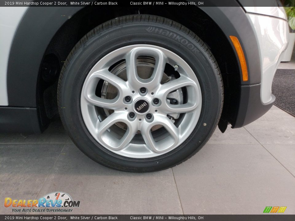 2019 Mini Hardtop Cooper 2 Door White Silver / Carbon Black Photo #5