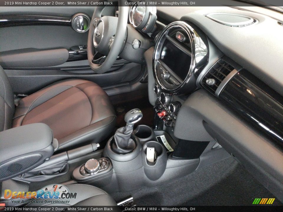 2019 Mini Hardtop Cooper 2 Door White Silver / Carbon Black Photo #6