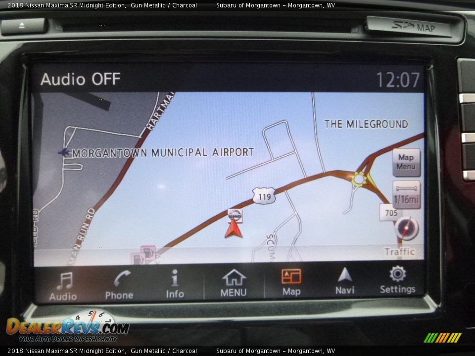 Navigation of 2018 Nissan Maxima SR Midnight Edition Photo #18