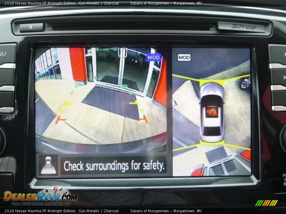 2018 Nissan Maxima SR Midnight Edition Gun Metallic / Charcoal Photo #19