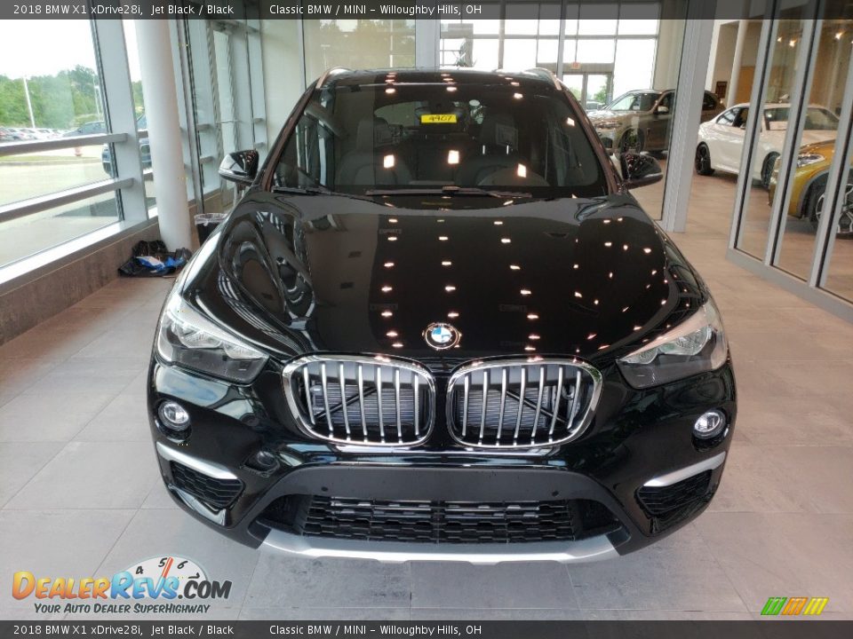 2018 BMW X1 xDrive28i Jet Black / Black Photo #4