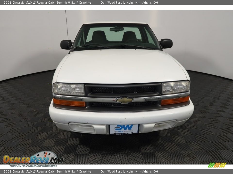 2001 Chevrolet S10 LS Regular Cab Summit White / Graphite Photo #5